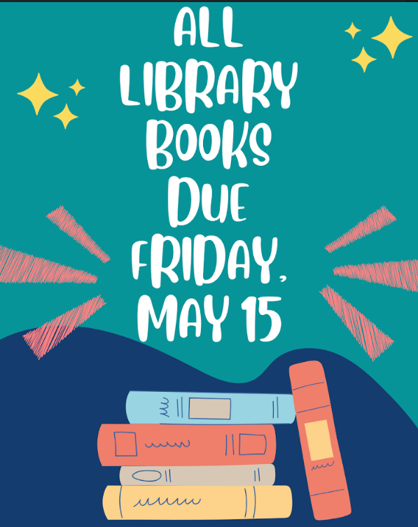 Library Books due May 15th