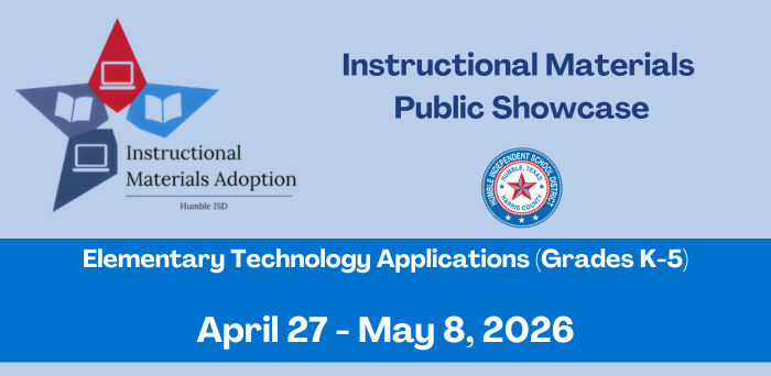 Instructional Materials Public Showcase