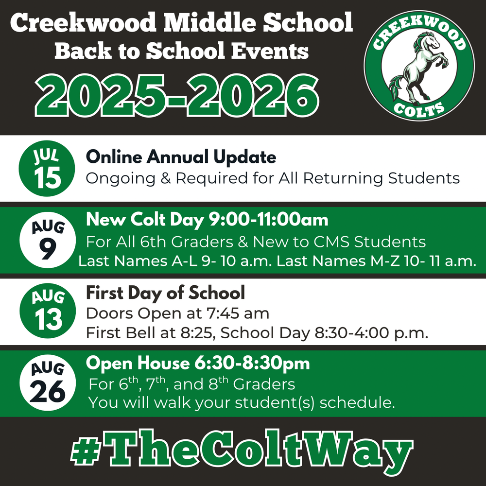 CMS Back to School Events
