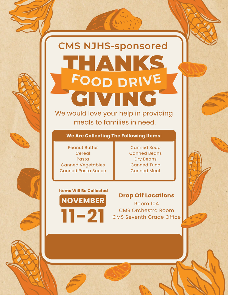 NJHS Food Drive