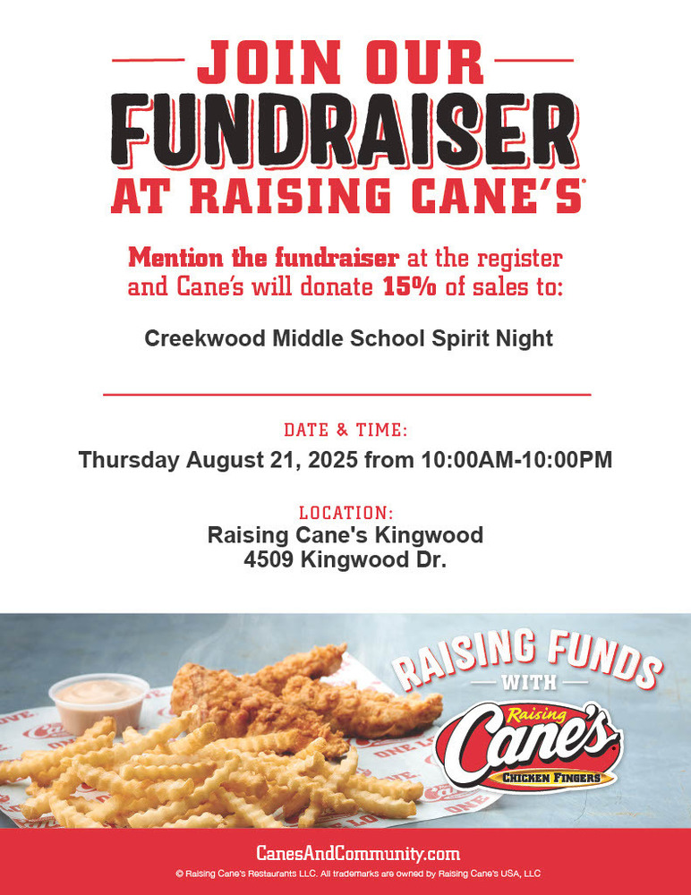 CMS Spirit Day @ Raising Cane's