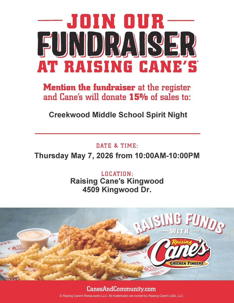 CMS Spirit Day @ Raising Cane’s