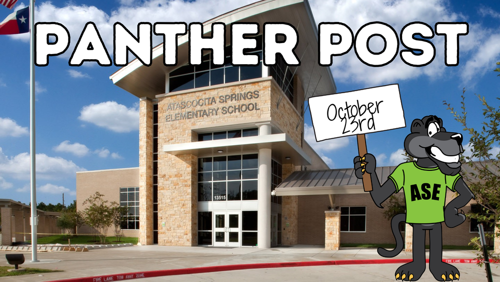Panther Post for October 23rd