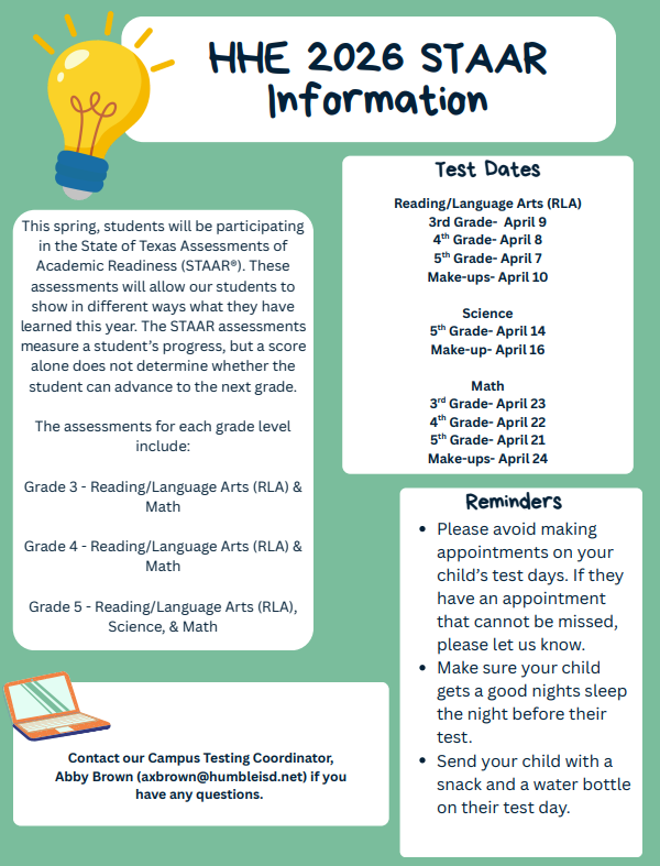 STAAR Information 2026