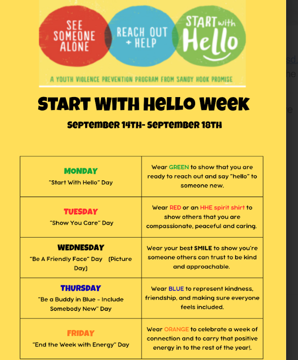 Start with Hello Week