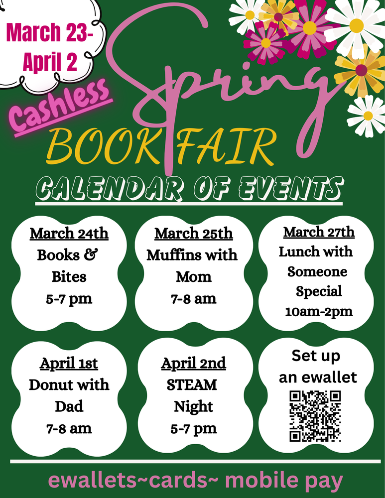 Spring Book Fair Events