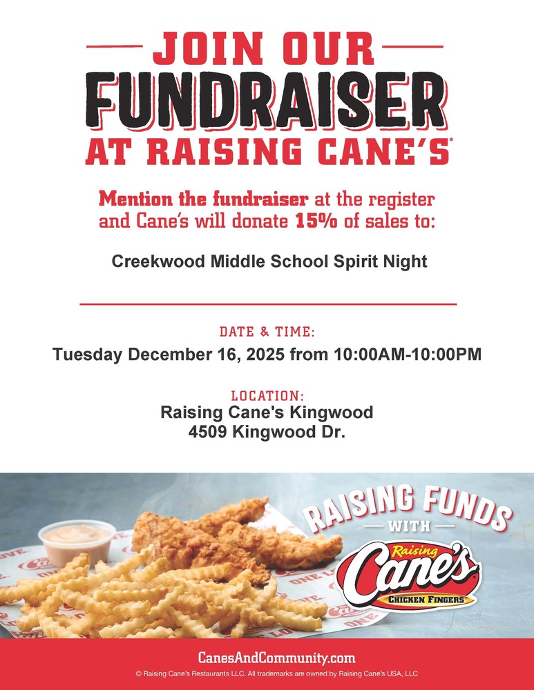 CMS Spirit Day @ Raising Cane's