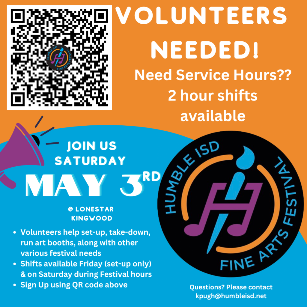 Fine Arts Festival Volunteers Needed