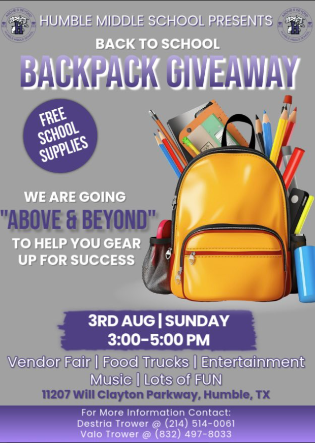 Backpack Giveaway
