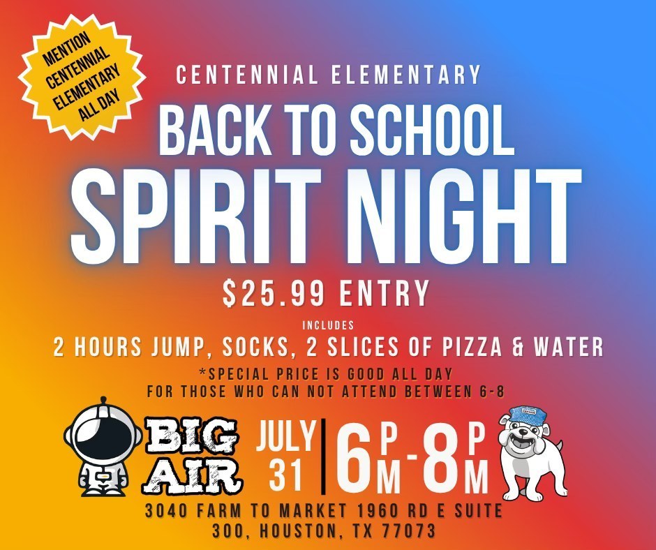 Back 2 School Spirit Night
