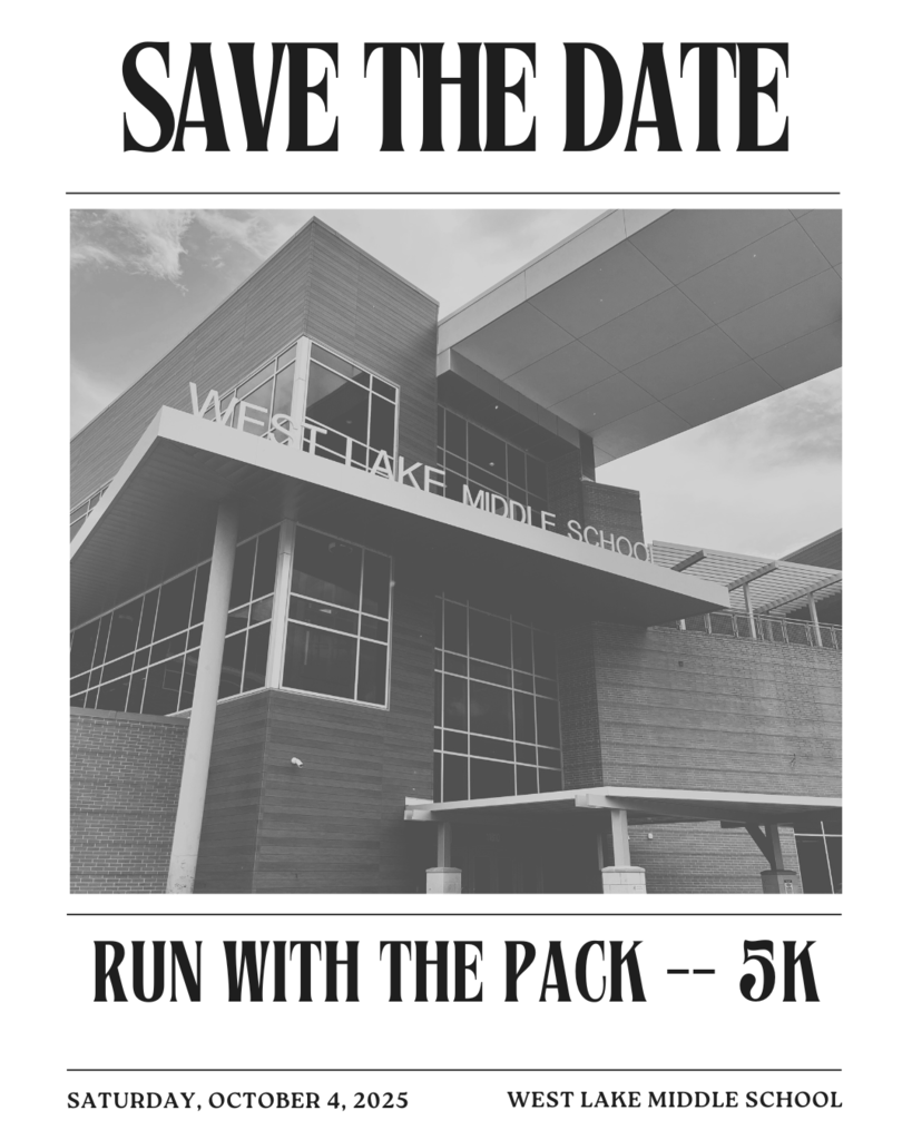 Save the Date -- 5K -- Saturday October 4, 2025