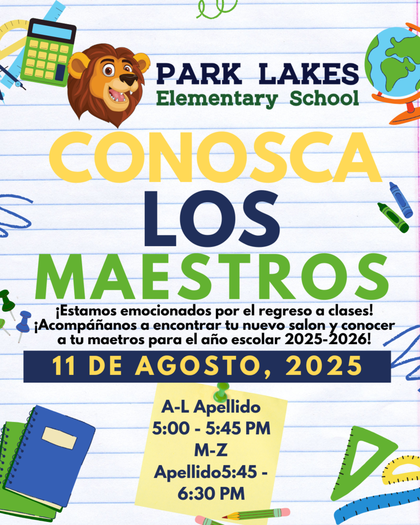 Meet the Teacher Flyer Spanish
