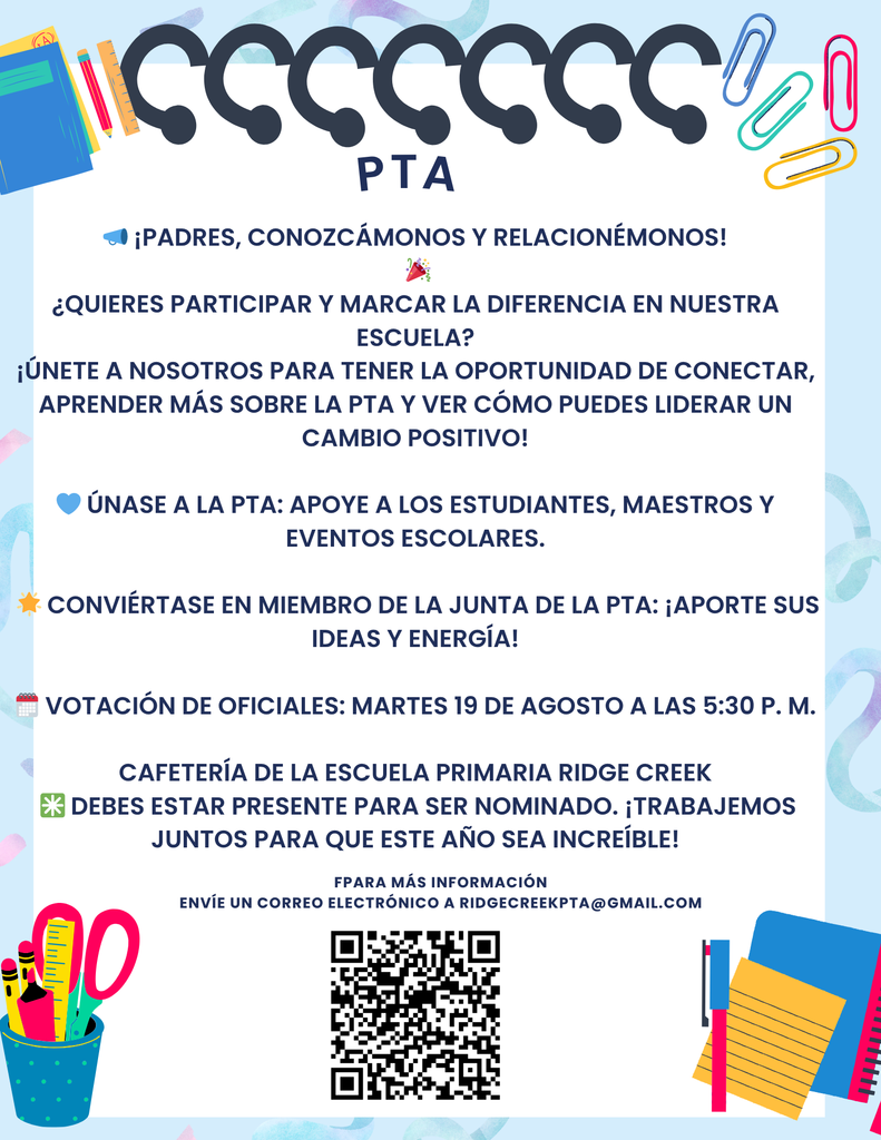 RCE PTA Meet an d Greet