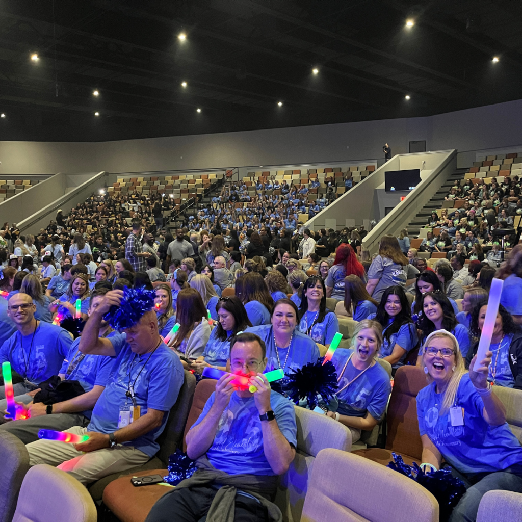 Staff at convocation.