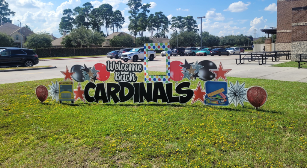 Welcome Cardinals sign