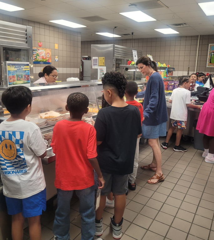 students at FCE cafeteria