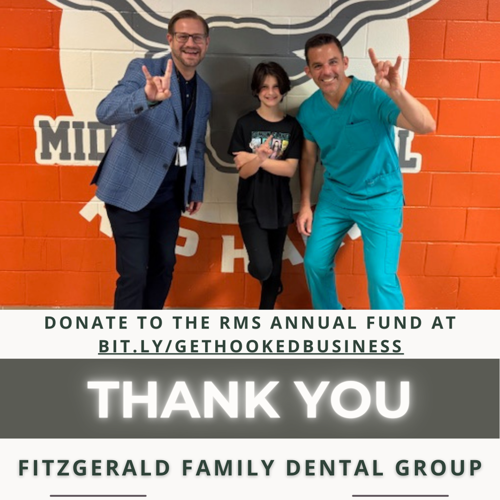 Thank you to the Fitzgerald Family Dental Practice for their generous donation! If your business would like to donate to our school please visit bit.ly/GetHookedbusiness