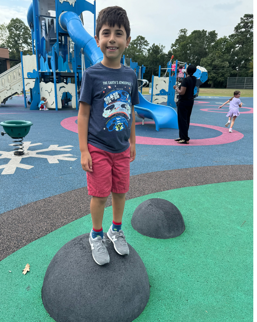 student at recess