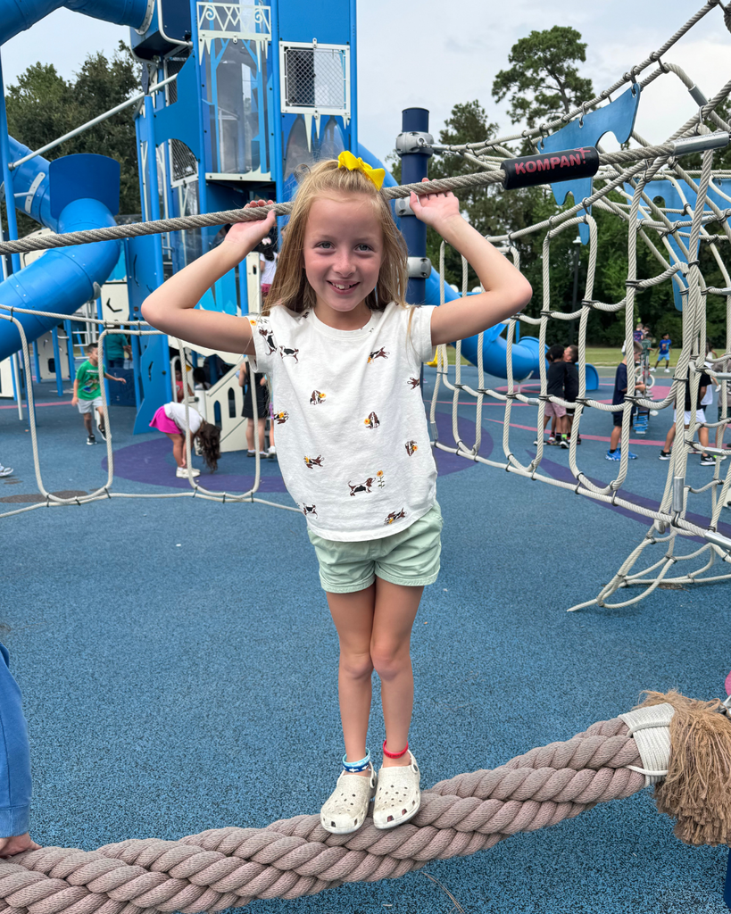 student at recess