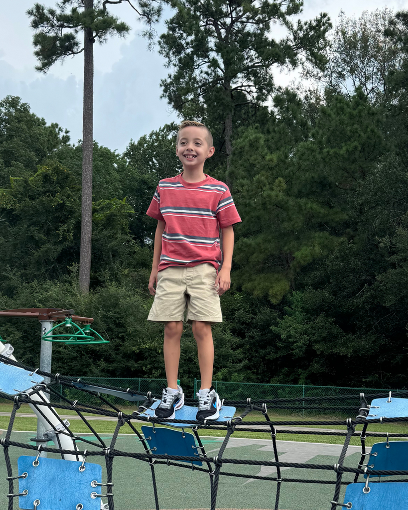 student at recess