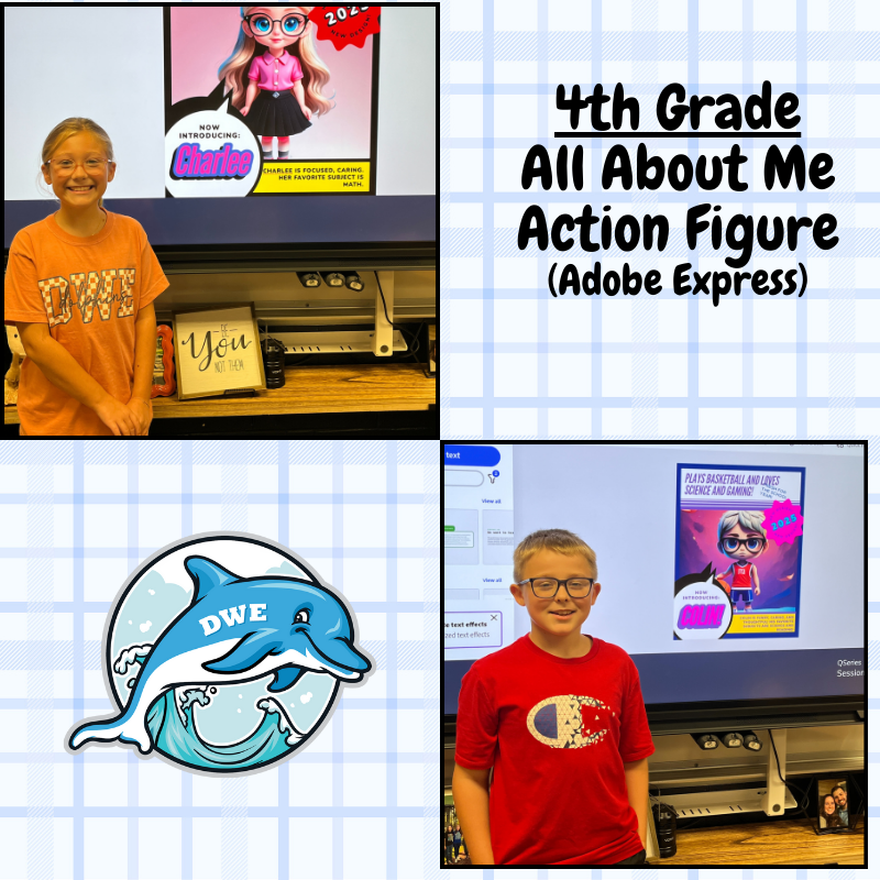 4th Grade All About Me Adobe Express Project