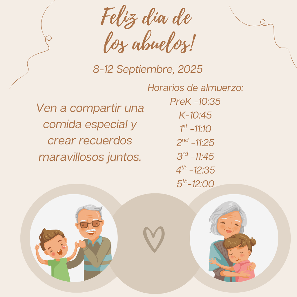 Grandparents day flyer -Spanish version