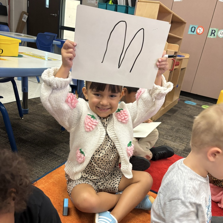 letter M practice 