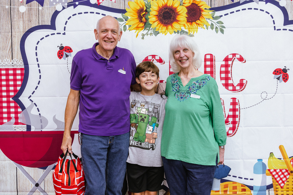 Grandparent luncheon picnic backdrop
