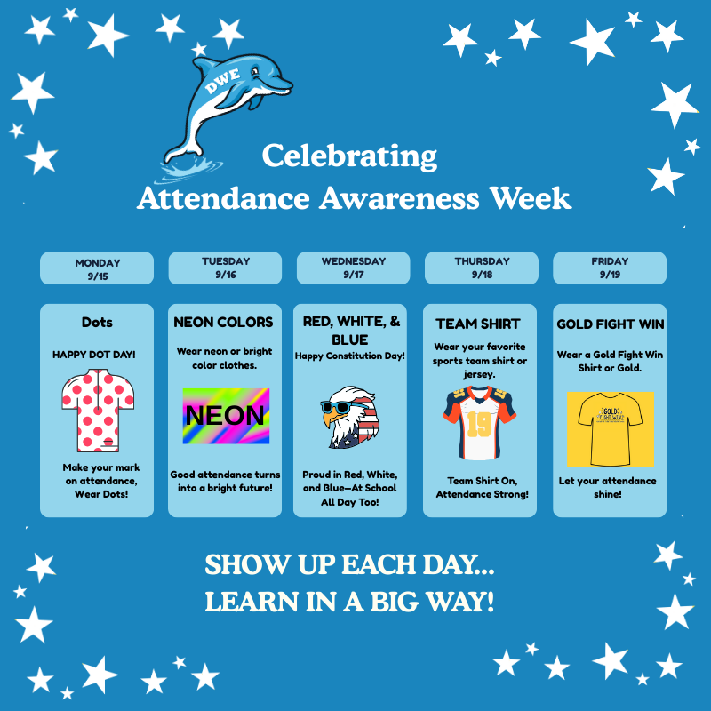 Celebrating Attendance Awareness Week.