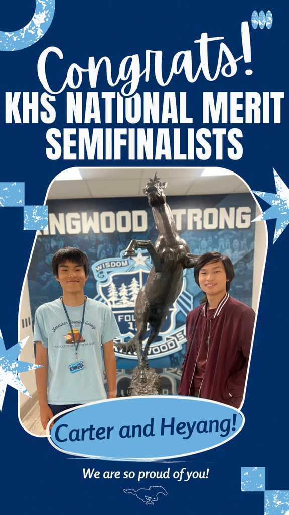 We are proud to celebrate our Class of 2026 National Merit Semifinalists! Congratulations, Carter and Heyong! 