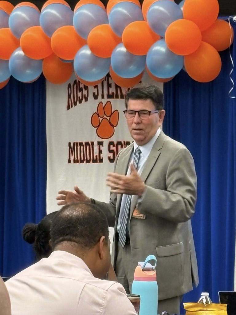 Dr. Brown visits SMS