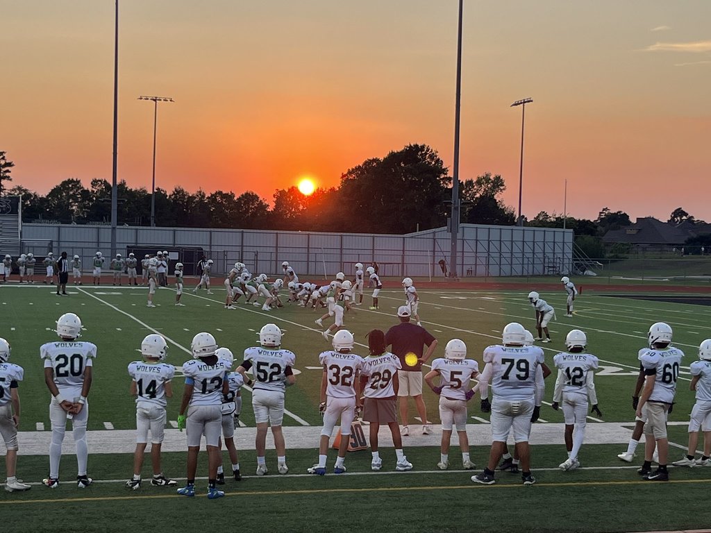 Football on the field
