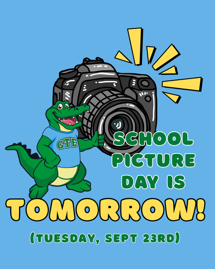 SCHOOL PICTURE DAY IS