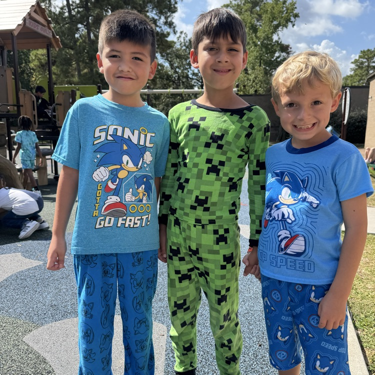 students in Pj’s