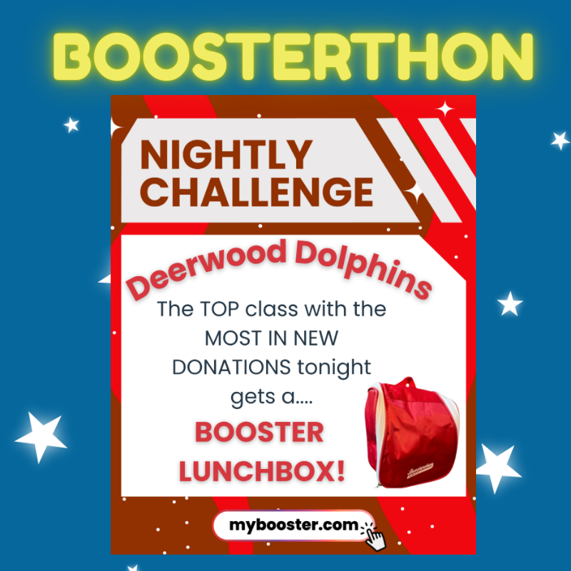 Boosterthon Wednesday Night Challeng - Booster Lunch Box