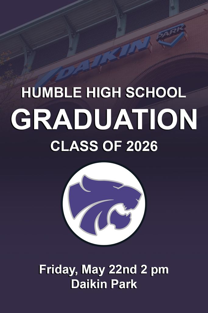 Humble High School Graduation Flier