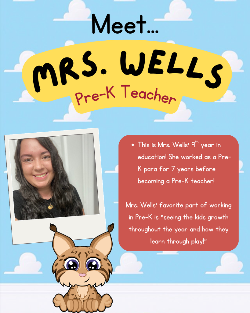 Pre-K teacher Mrs. Wells intro post