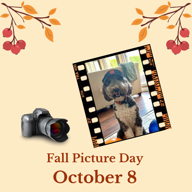 Fall Picture Day Oct. 8