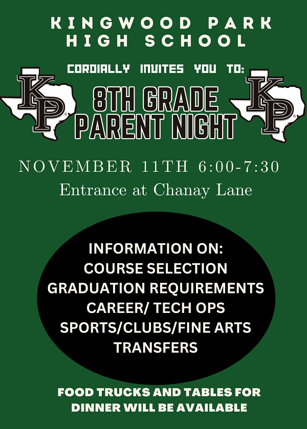 8th Grade Parent Night