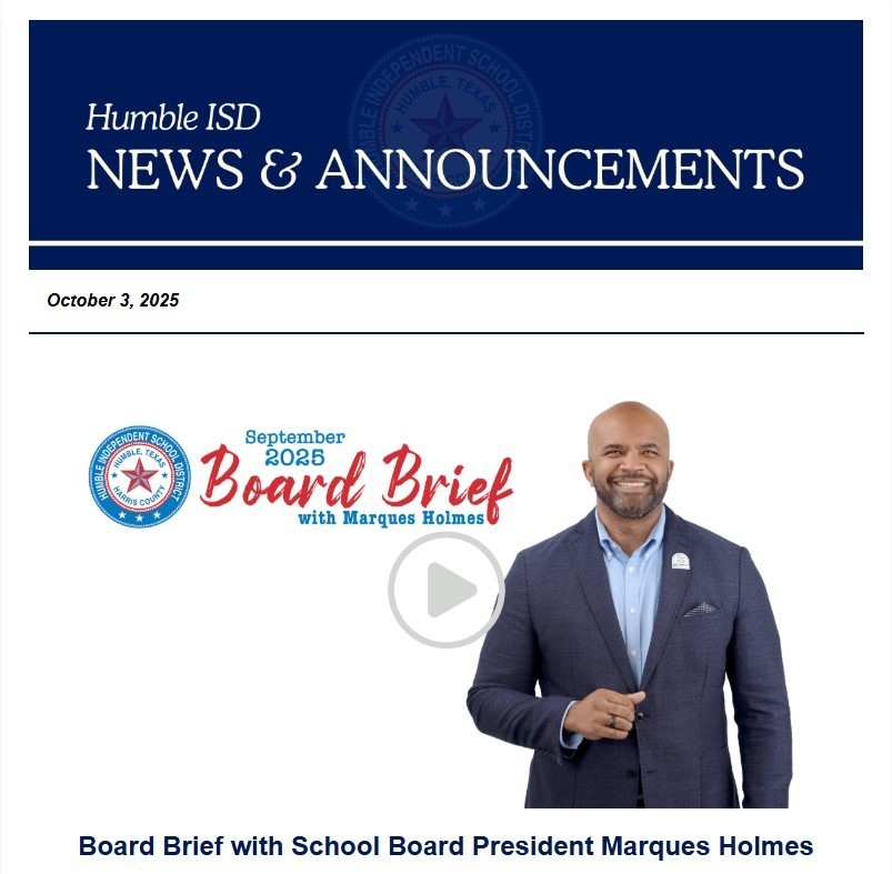 News and Announcements for October 3, 2025