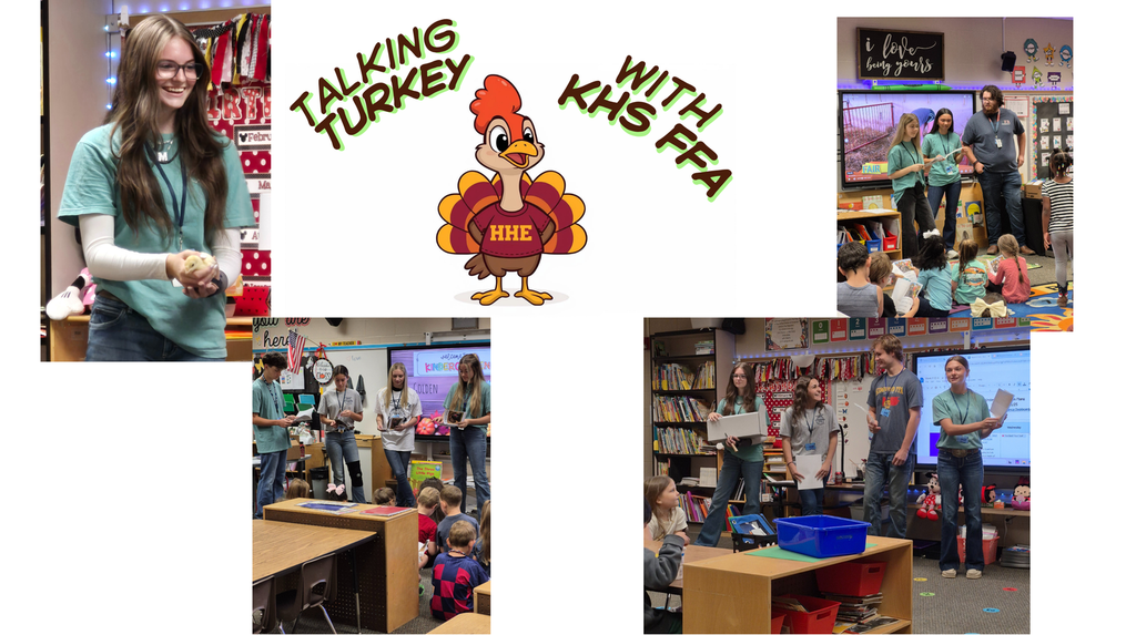 KHS FFA Talking Turkey to HHE Kindergarten