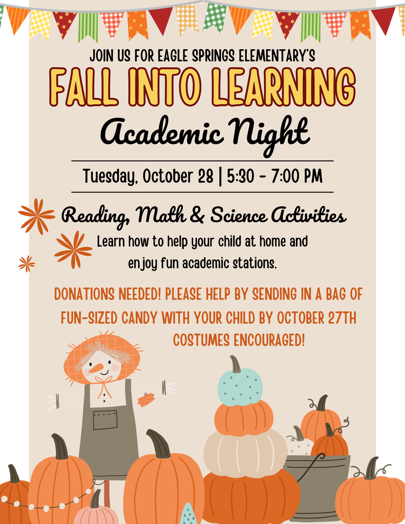 Fall into Learning Academic Night coming up