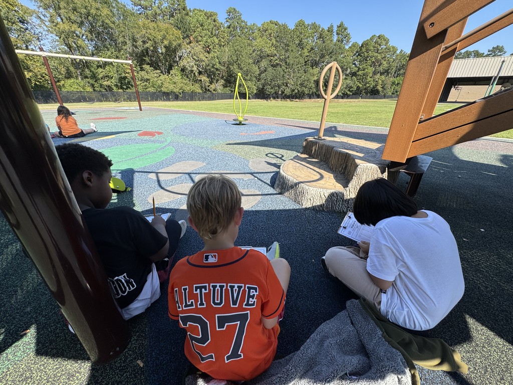Students on the playground.