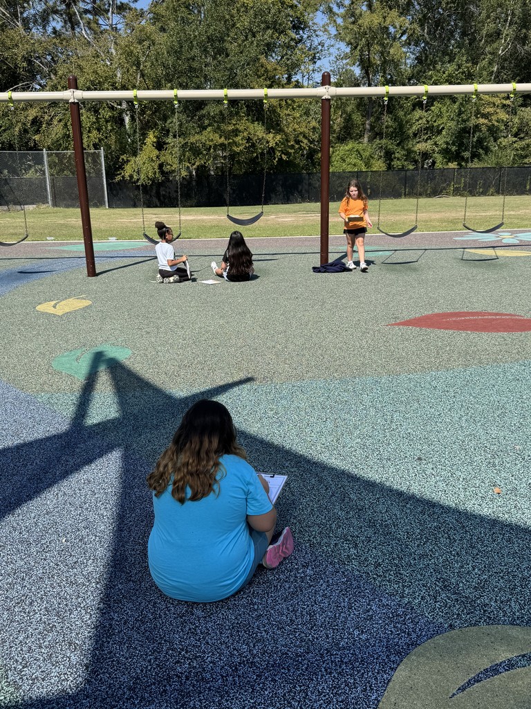Students on playground.