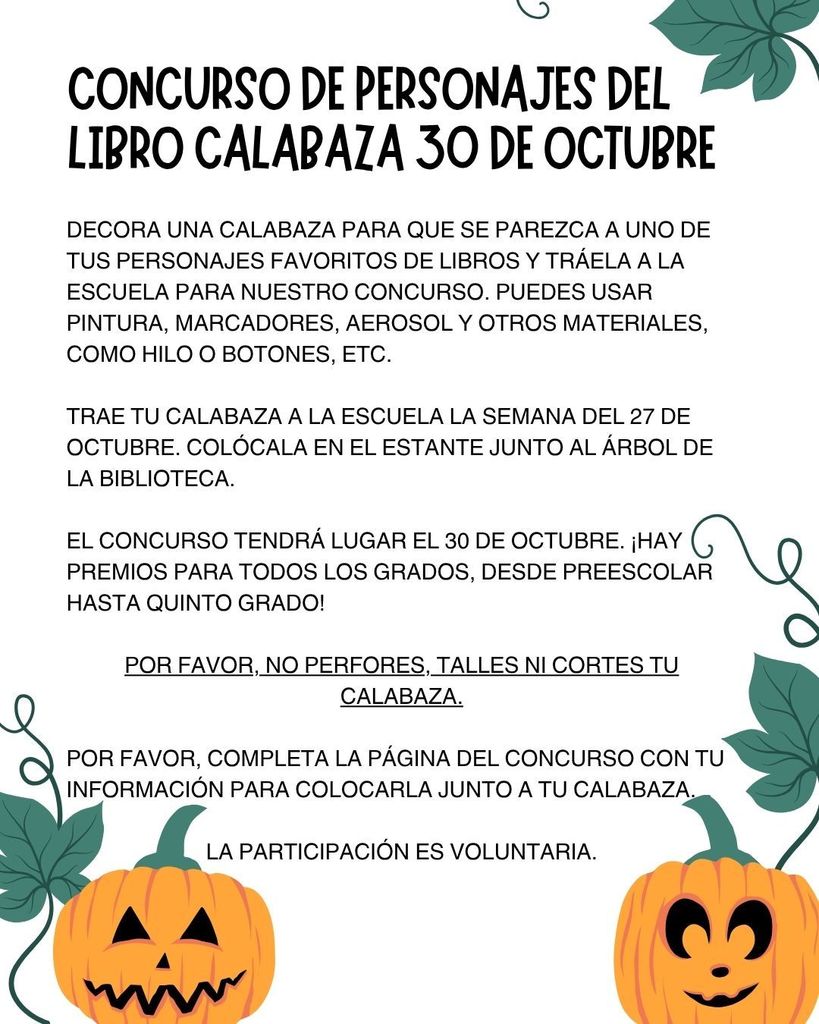 Pumpkin Decorating Contest