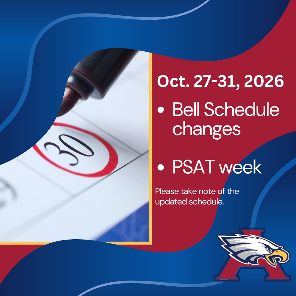 Oct 26 schedule change