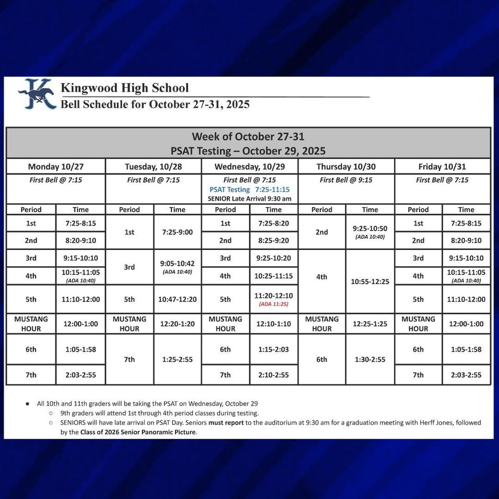 Alt Bell Schedule