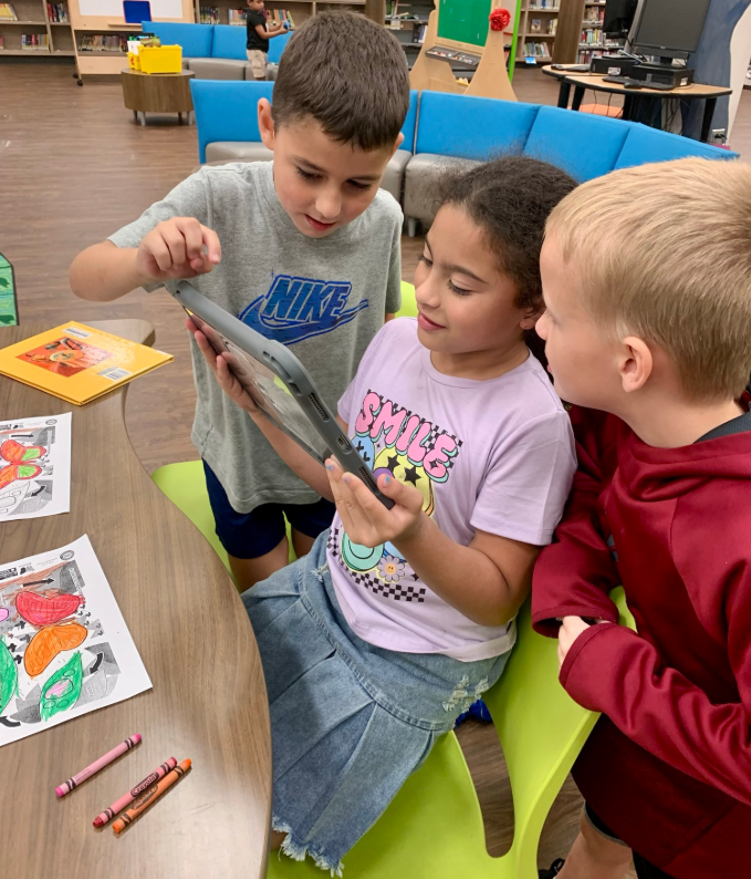 Cardinals learning about butterfly cycle