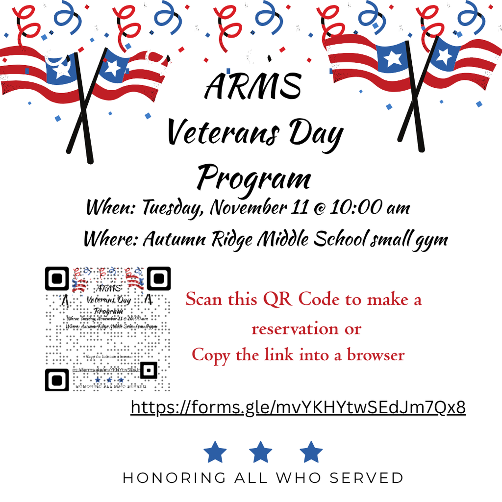 Reservation link for Veterans Day