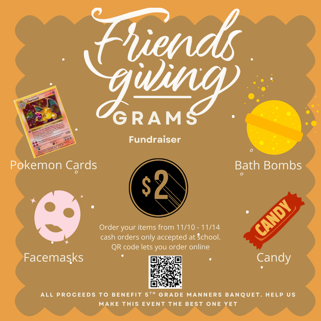 Friendsgiving Grams Flyer